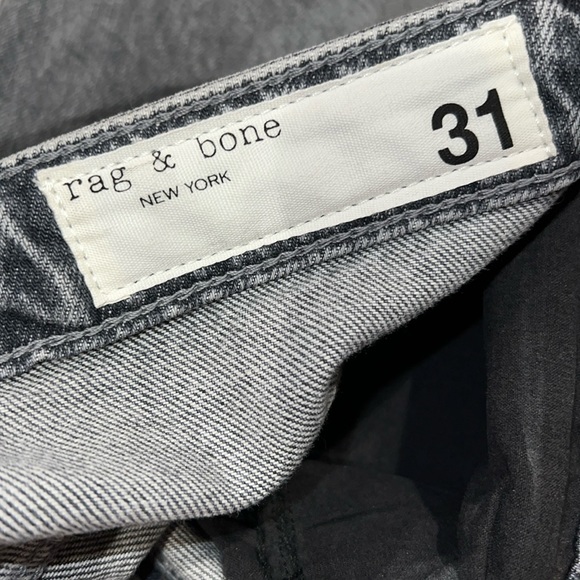 &New rag & bone jeans Colby Nina high-rise ankle cigarette grey only back tag on - Picture 11 of 15